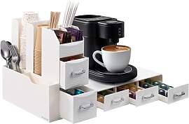 Navaris Kaffee Organizer Set - Platzsparende