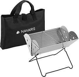 Navaris Klappbarer BBQ-Grill - 35x26,5x24,5 cm -