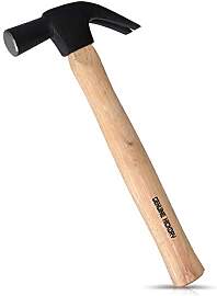 Navaris Klauenhammer mit Hickory Holzstiel - 33cm