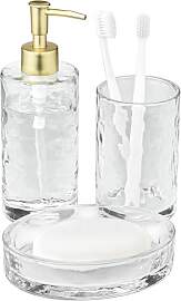 Navaris Luxus Badezimmer Set - Seifenspender Set