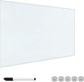 Navaris Magnettafel Magnetboard aus Glas - 60x40