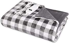 Navaris XXL Elektrische Poncho Heizdecke -