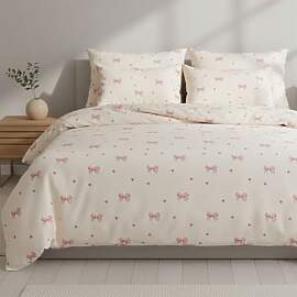 Nayoroom Bettwäsche Mädchen 140x200 Rosa