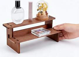 nbeads 2-Stufiges Ausstellungsregal Aus Holz,