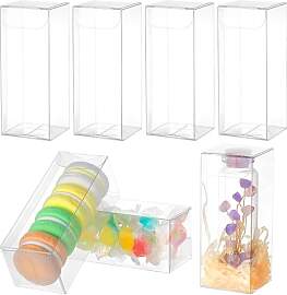 NBEADS 30 Stück Transparente Kunststoff-PVC-Box,