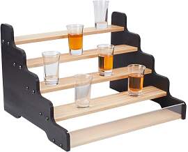 nbeads 5-Etagen Schnapsglas Display Rack,