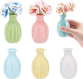 nbeads 6 Stück Blumenvase Aus Keramik, Rustikale