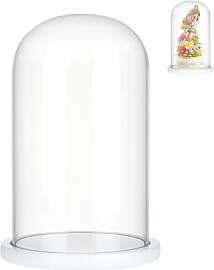 nbeads Glas-Display-Cloche-Kuppel, Dekorative