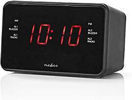 NEDIS Digital-Wecker-Radio - LED-Anzeige - 1x 3,5