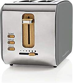 Nedis Soft Touch Toaster für 2 Scheiben Toast,