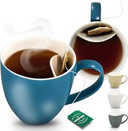 Neighbour's Friend Patentierte Teetasse blau