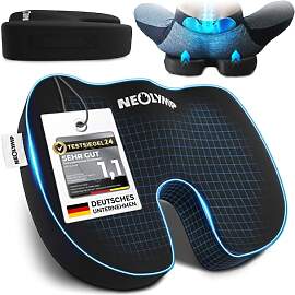 NEOLYMP Orthopädisches Sitzkissen – Memory Foam 
