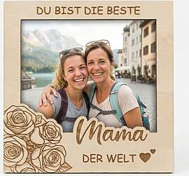 NEONSKY Magnetischer Holz-Bilderrahmen – Du bist 