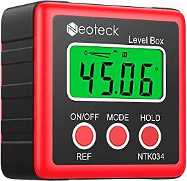 Neoteck Digitaler LCD Winkelmesser Neigungsmesser