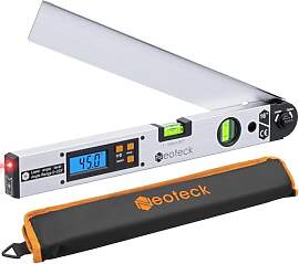 Neoteck Digitaler Winkelmesser 400mm mit LCD Laser 