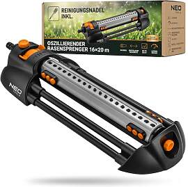 NEO TOOLS Rasensprenger bis 320 m2, Sprengbreite