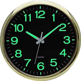 NESIFEE Beleuchtet Wanduhr Ohne Tickgeräusche