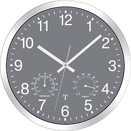 NESIFEE Wanduhr Funk Uhr mit Temperaturanzeige und 