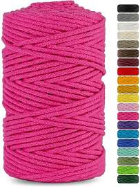 Netuno 1x Makramee Garn Fuchsia 3 mm 100 m