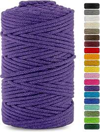 Netuno 1x Makramee-Garn Violett 3 mm 100 m