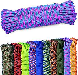 NEU AMZoutdoor® 4mm Paracord 550 Schnur | 7
