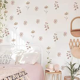 Neukids Boho Aquarell rosa Gänseblümchen Kinder