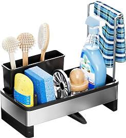 Neusky Schwarzer Edelstahl-Organizer fürs