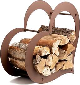 Neustein Kaminholzregal Herz 55x55x24,5cm