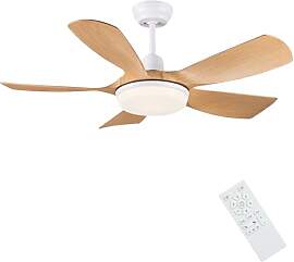 Newday Deckenventilatoren Holz Farbe, 106cm