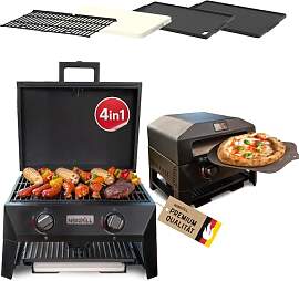Nexgrill 4-in-1 Gasgrill/Tischgrill mit 2