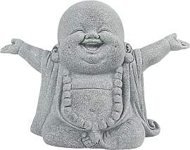 Nexlynk Buddha Statue Sandstein Gebet Mönch Figur 