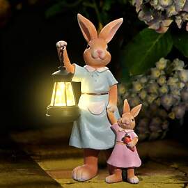 Nexoria Osterdeko Hase Solar Gartendeko für