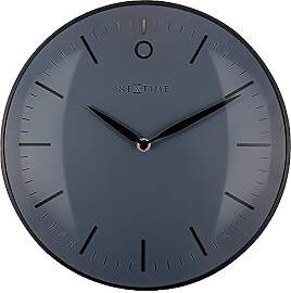 NeXtime 2790 Retro Uhr Aluminium grau