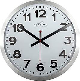 NeXtime Funkuhr Wanduhr Bahnhofsuhr "STATION