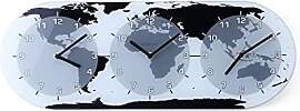 NeXtime Wanduhr "MONDIAL", mit 3
