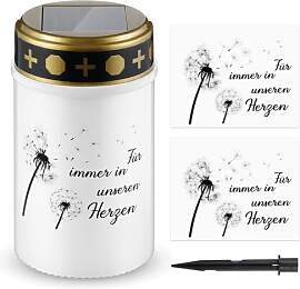 Nezyo 1 Grablicht mit Erdspieß Solar mit 2