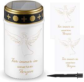 Nezyo 1 Grablicht mit Erdspieß Solar mit 2