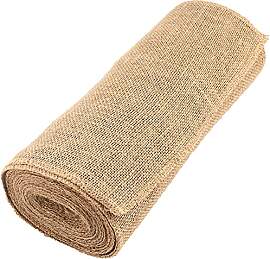 NGOSUET Jute Tischläufer 30cm x 10m, Natur