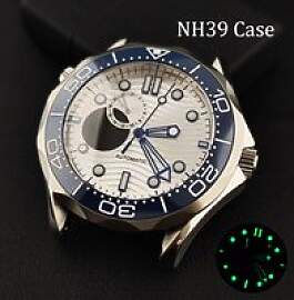 NH39 Automatik-Herrenuhr mit 42-mm-Gehäuse, grün 