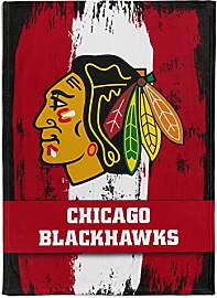 NHL Kuscheldecke Chicago Blackhawks Decke Fleece