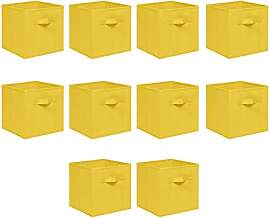 NICEME Aufbewahrungsbox 10er Set, 26,5x26,5x28 cm, 