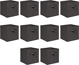 NICEME Aufbewahrungsbox 10er Set, 26,5x26,5x28 cm, 