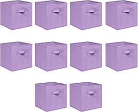 NICEME Aufbewahrungsbox 10er Set, 26,5x26,5x28 cm, 
