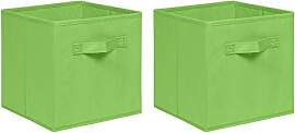 NICEME Aufbewahrungsbox 2er Set, 26,5x26,5x28 cm,