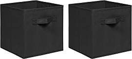 NICEME Aufbewahrungsbox 2er Set, 26,5x26,5x28 cm,