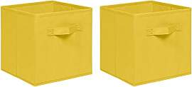 NICEME Aufbewahrungsbox 2er Set, 26,5x26,5x28 cm,