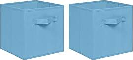 NICEME Aufbewahrungsbox 2er Set, 26,5x26,5x28 cm,