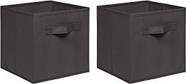 NICEME Aufbewahrungsbox 2er Set, 26,5x26,5x28 cm,