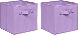 NICEME Aufbewahrungsbox 2er Set, 26,5x26,5x28 cm,