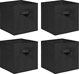 NICEME Aufbewahrungsbox 4er Set, 26,5x26,5x28 cm,